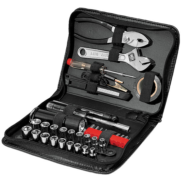 Performance Tool Wilmar W1197 Compact Automotive Tool Kit with Zipper Case - 38 Piece W1197